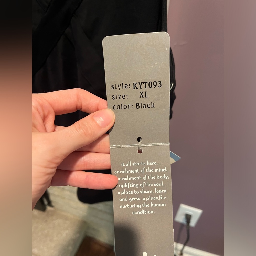 NWT KYODAN Black Sleeveless Athletic Workout Gym Tank Top Shirt Women's … - Picture 8 of 11